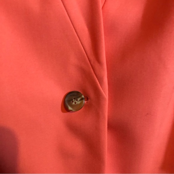 Vince Camuto Blazer in Peachy-Tangerine, size 24W. - Picture 4 of 11
